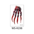 Realistic horror bloody monster claw temporary tattoo sticker for Halloween parties - WS-K198