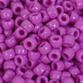 Bulk purple large hole pony beads for DIY jewelry making and craft projects - Purple