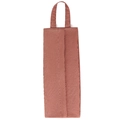 Wasserdichte terrakottafarbene Reise-Organizer-Tasche mit Griff für Kosmetik und Wäsche - Rosa