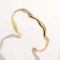 Irregular Liquid Wave Style (SZ025-Gold Color)