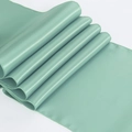 Elegant sage green satin table runner with a smooth glossy finish for wedding decor - 30x275cm / Dusty Green/Sage