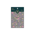3D ultradünne Blumen-Nagelaufkleber mit bunten Pfingstrosen und Lilien für Maniküre TS-1499 - Full Bloom Flower - Flacher Stil (TS-1499)