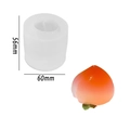 Silicone mold for peach candles or soaps, size 56x60mm with realistic gradient finish - H88 Peach Jelly Mold
