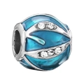 Blue Enamel Leaf Texture Cylindrical Style (26)