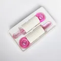 2 Pieces Set Small Glitter Pink