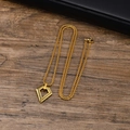 Rhombus Hollow Style (PN-1847) / Pendant + 60cm Chain / Gold
