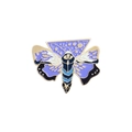 Dark Purple Royal Blue Star Moth