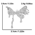 Detailed size and weight specs for the 304 stainless steel molten butterfly charm - Silver