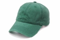 Classic dark green washed cotton baseball cap with a vintage soft top design - L (58-60cm) / Olive Green