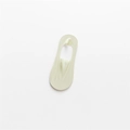 Pale yellow low-cut no-show sock for women in breathable thin cotton ice silk - Grass Green