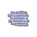 Pin's en émail lavande avec citation de Captain Jack Sparrow sur alliage de nickel - Style de Citation Anglaise (QHXZ2041)