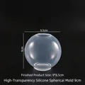 9 cm große Silikonform für Harz-DIY-Projekte und sternenförmige Kugelhandwerke - 9cm