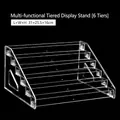6-tier clear acrylic display stand for sunglasses and figures, 31x25.5x16cm size - 6-Tier Sunglasses Display Stand