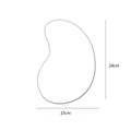 Irregular acrylic decorative mirror for desktop, measuring 24cm by 15cm in size - Waterdrop Lens (3MM Thick)