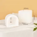 Ancient castle silicone mold FZ-10 for DIY plaster aromatherapy and candle making - Ancient Roman Palace 1