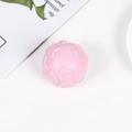 Haltbarer rosa Hundekau-Ball mit Knochenmustern für Zahnpflege und Apportierspiele - Quietschen Knochenball / 6.5cm / Rosa