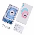 Light blue children digital camera toy set with USB cable and colorful packaging box - 13MP HD + 32GB Memory Card / Blue