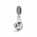Creative S925 sterling silver teapot charm with hollow flower pattern for DIY bracelets - Teapot (PD0216)