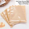 Bolsa de papel kraft marrón para pan con ventana, tamaño 19x13cm, paquete de 100 - 13*19cm/100 Unidades / Color Kraft
