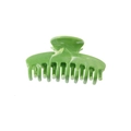 Green marble pattern hair claw clip for thick hair, stylish acetate shark clip accessory - 9.5CM Longbone-Green