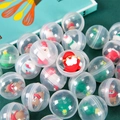 Christmas blind box capsules with Santa and reindeer figurines in clear plastic balls - Christmas Globe Gashapon / Price Per Item