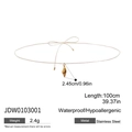 Minimalistische beige Kordelkette mit goldenem Seeschnecken-Anhänger aus Edelstahl - Edelstahl Muschel Anhänger + 100cm Kordel / Gold/Cremeweiß