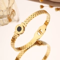 【201】golden Roman Love Bracelet