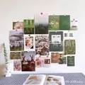 Set di 18 cartoline decorative retrò in stile foresta nordica per la camera da letto - Seguendo le Orme
