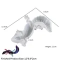 Molde de silicona de lagarto 3D para fundición de resina con dimensiones claras y precisas - Lagarto / Blanco