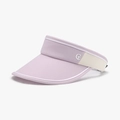 UPF50+ sun protection running visor in purple and beige with side letter embroidery - Purple