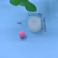 Makroansicht der Silikonblumenform mit 2,7 cm Durchmesser und fertiger Blütenblattstruktur - Zylindrische Kornblume(15)