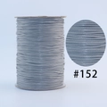 Gray waxed cord spool #152 for DIY jewelry making and handmade weaving crafts - 152 Gray / 1.0mm 160m