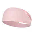 Diadema deportiva elástica rosa para yoga y running con tejido elástico transpirable - Rosa