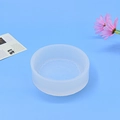 Ronde siliconen mal voor moussegebak en DIY handwerk van hars of zeep - Gemiddeld