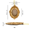 Golden baroque photo frame ornament with size specifications for Christmas decor - Style 22# / Gold (22#)