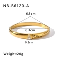 Macro shot of gold zircon letter A bracelet with precise size measurements and 20g weight - Zircon Inlaid Letter A Style (NB-B6120-A)
