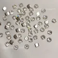 Sparkling transparent 3x3mm square cushion cut zircon nail art stones in 50pcs bottle - 3x3mm Cushion Square Flatback Zircon