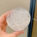 Scatola di elastici per capelli trasparenti ad alta elasticità per donna, spessi e forti - Barattolo / 2# Bianco Trasparente (300 Pezzi)