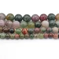 Polierte indische Achat-Rundperlen in gemischten Naturfarben für DIY-Schmuckdesign - 10mm (ca. 38 Stk.)