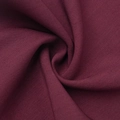 Macro shot of burgundy fine knit fabric with professional rib texture and silky drape - S / Top And Bottom / Burgundy
