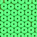 Perline piatte in argilla polimerica verde per gioielli fai-da-te e kit di braccialetti - Verde