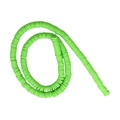 Leuchtend neongrüne Heishi-Perlen aus Polymer-Ton für DIY-Schmuck und Bastelarbeiten - Durchmesser 6mm Loch 2mm / Hellgrün