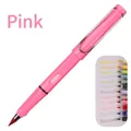 Modern inkless eternal pencil in pink with U-shaped metal clip and durable nib - Small Rod HB / Pink