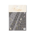 Detailed view of abstract line art nail stickers with faces and leaves in packaging - Abstract Female Face Tropical Leaf Style (tomoni379)
