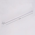 Extra long transparent 23cm Tritan reusable straw with 1.2cm wide diameter for bubble tea - Transparent Beveled Straw / 1.2*23cm