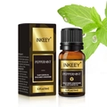 10ml peppermint plant essential oil in dark glass bottle with packaging box - Mint