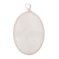 13*18cm Beige Edged Loofah Pad (1PC)