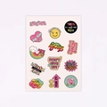 Macaron color cartoon stationery sticker sheet with rainbow heart and motivational quotes - Sticker 11(Inspirational Quotes)