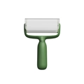 Manual dual-sided lint roller in dark green with anti-slip handle and dust cover - Cactus Green 60 Tears / Green