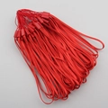 Vibrant red nylon wrist strap with plastic buckle for phone or bottle lanyard - Red